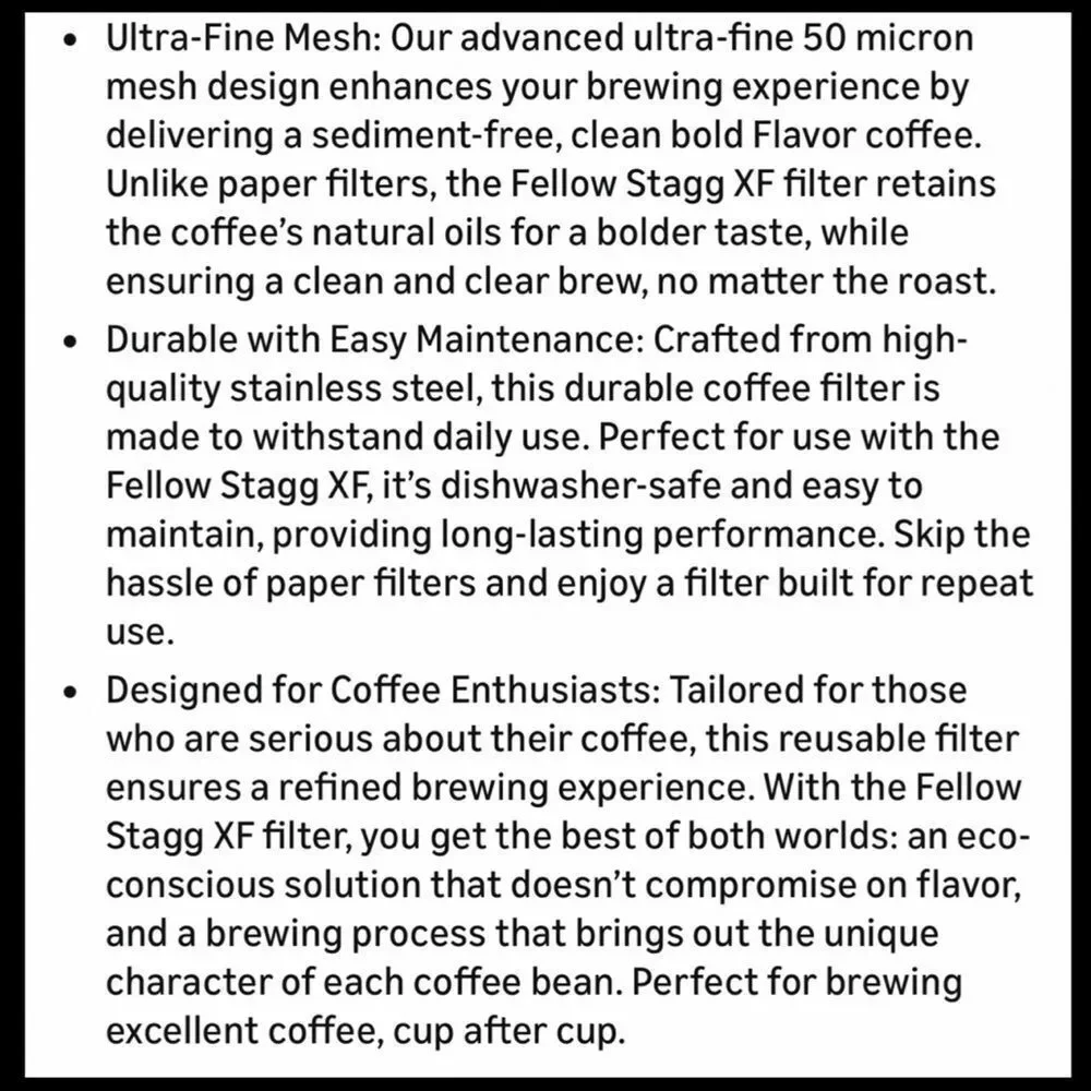 Stainless Steel Mesh Coffee Filter